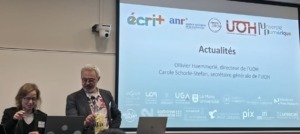 4F6C9F5C-5F5C-44B4-A3FA-EAE38CDD3618_1_201_a Photo des porteurs du projet pendant la présentation des actualités.